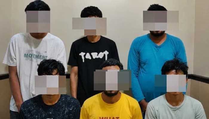 Aksi Maling Kabel Listrik di Bontang Dibongkar, 7 Pelaku Diciduk