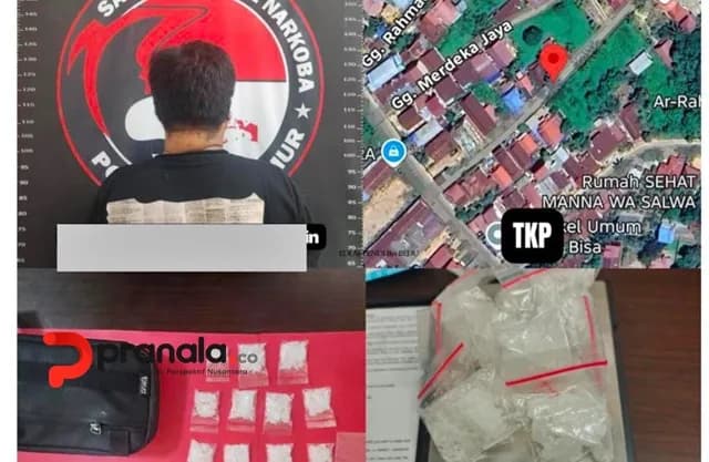 Polisi Sita 49,32 Gram Sabu di Sangatta, Pria 37 Tahun Diciduk Pinggir Jalan
