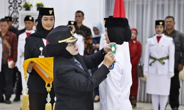 40 Hari Digembleng, 41 Paskibraka Bontang Siap Kibarkan Merah Putih