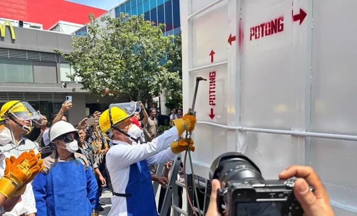 Zero ODOL 2027 Dimulai, 62 Truk di Kaltim Dipotong
