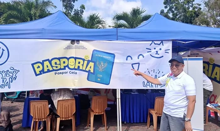 Paspor Merdeka Imigrasi Bontang Hadir di Sunday Market PKT