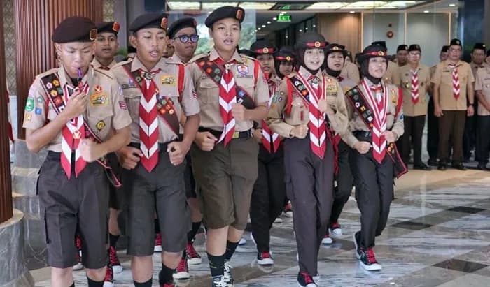 32 Pramuka Samarinda Berangkat ke Jamnas XII, Bawa Misi Harumkan Daerah