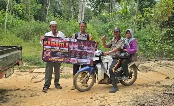 Antisipasi Karhutla, Polresta Balikpapan Sisir Kawasan Rawan
