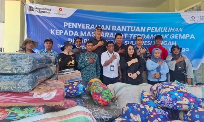 Badak LNG Salurkan Bantuan untuk Korban Gempa Sigi