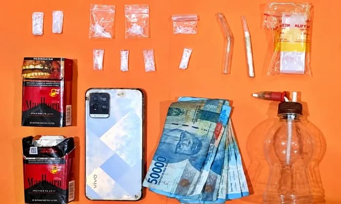 Kurir Sabu Berebas Tengah Bontang Ditangkap saat Mau Antar Pesanan