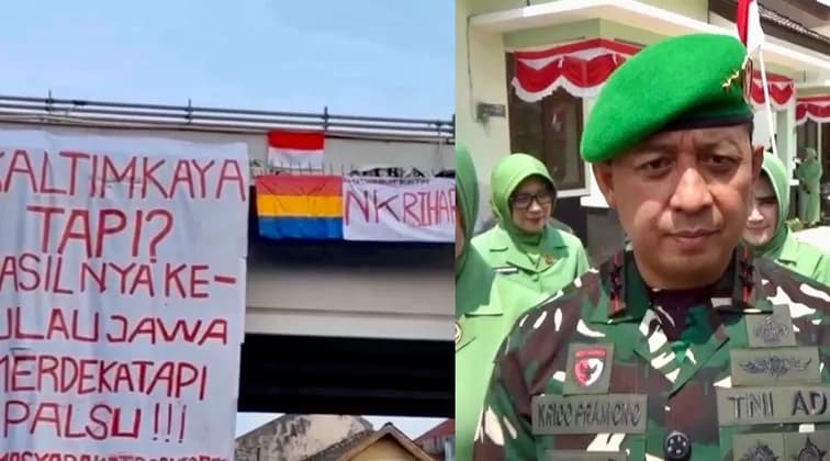 Respons Pangdam VI Mulawarman soal Bendera Borneo Raya Berkibar di Samarinda