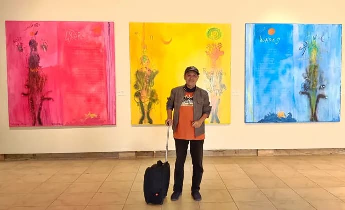 Melihat Pameran Lukisan Nasirun Dunadi, Arundhati