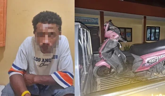 Kepergok Bawa Kabur Motor, Curanmor di Balikpapan Timur Diamankan Warga