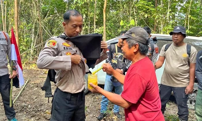 Lindungi Hutan Adat, Polsek Sangkulirang Libatkan Dayak Basap Libas Penebang Liar