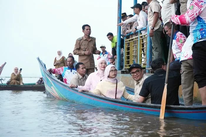 Fenomena Langka 10 Tahun Sekali: Pemkab Kukar Sulap Danau Semayang Jadi Sawah