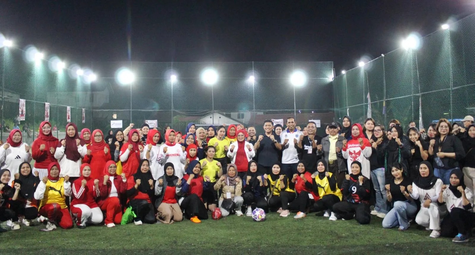 Semarakkan HUT RI, 'Ras Terkuat' se-Tanjung Laut Bontang Unjuk Skill di Galanita Mini Soccer