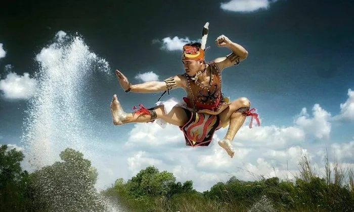 Kuntau Bangkui, Silat Dayak Ngaju yang Terinspirasi Gerakan Beruk