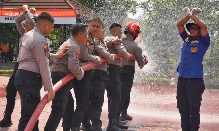 Musim Kemarau Meluas, Polres Bontang Siagakan Tim Khusus Karhutla