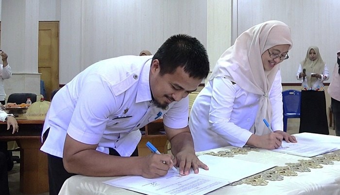 14 OPD di Pangkep Teken Kerja Sama Akses Data Kependudukan