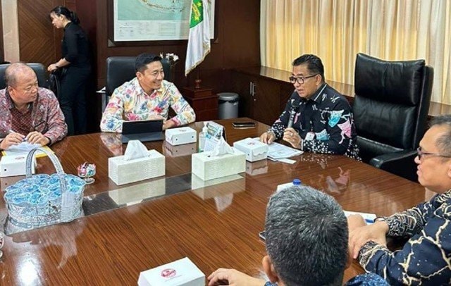 Bertemu Pj Gubernur, DPMPTSP Kaltim Bahas Penemuan Cadangan Gas di Wilayah Kerja North Ganal