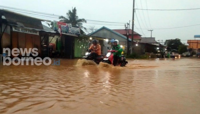 Hujan Dua Jam, 3 Kelurahan di Bontang Terendam Banjir