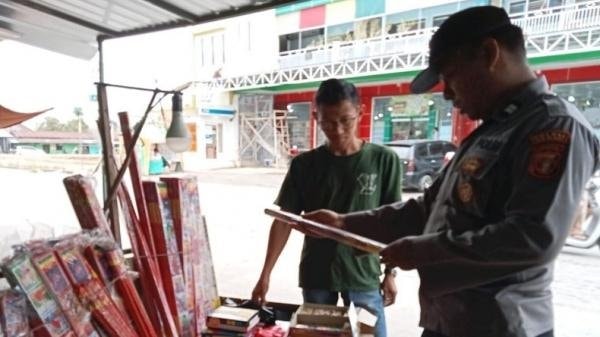 Bikin Resah Warga, Pedagang Petasan di Berau Ditindak Tegas