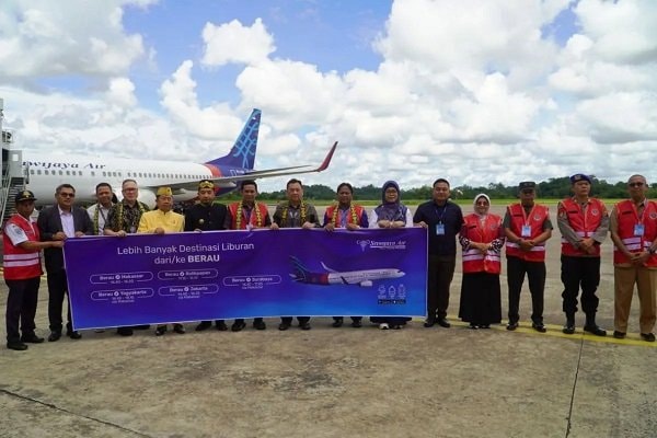 Sriwijaya Air Buka Rute Makassar–Berau–Balikpapan