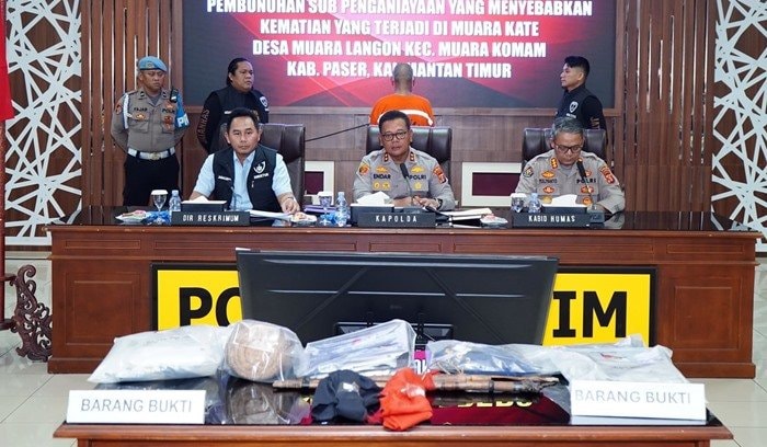 Polda Kaltim Ungkap Pembunuhan Berencana di Muara Komam Paser, Ini Kronologinya