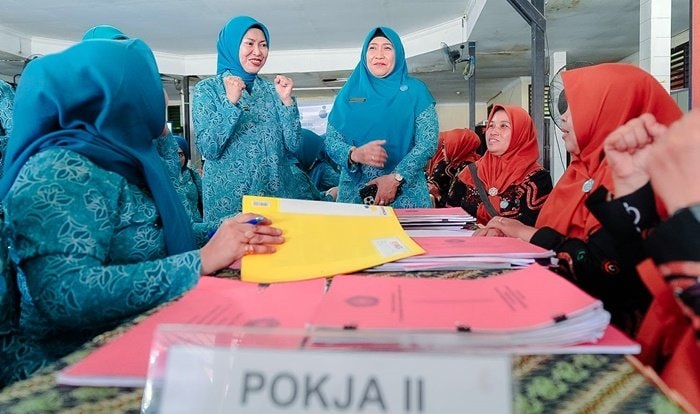 TP PKK Kaltim Lakukan Verifikasi di Bontang, Apresiasi Kekompakan Kader