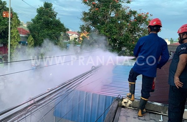 Sempat Bikin Panik, Kebakaran Kabel Listrik di Lok Tuan Bontang Tanpa Korban Jiwa