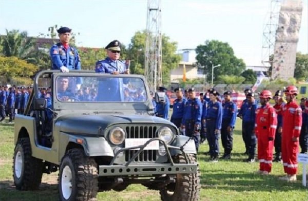 HUT Damkar ke-104 Tahun Dipusatkan di Bontang, Gubernur Kaltim Pimpin Apel
