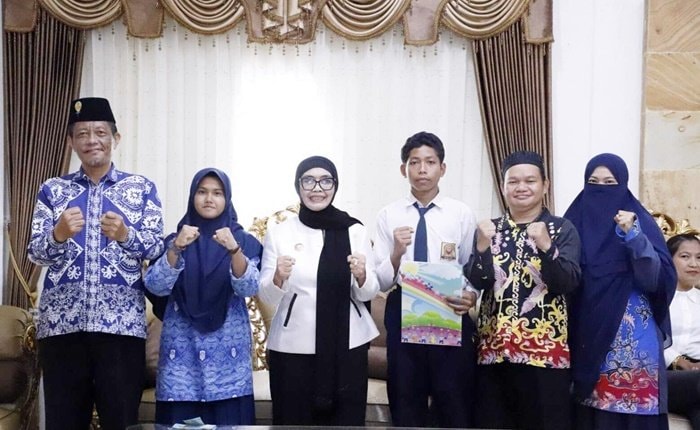 Dua Pelajar Bontang Raih Medali Perunggu MHQ Nasional, Wali Kota Beri Apresiasi Langsung
