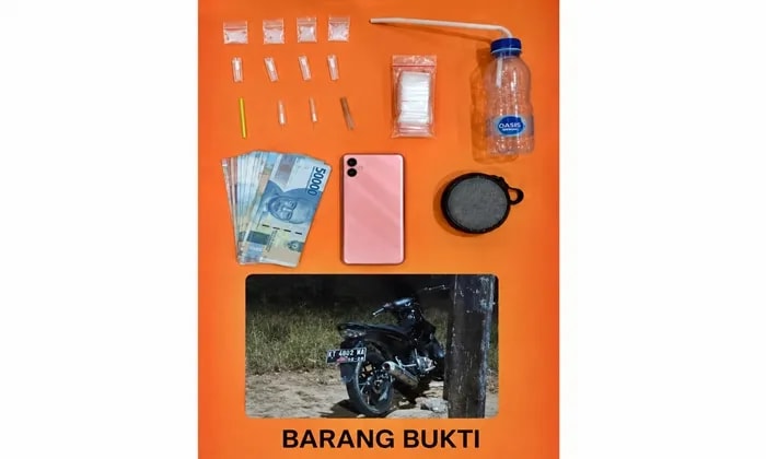 Pengedar Sabu di Bontang Lestari Masuk Bui, 8 Paket Disita