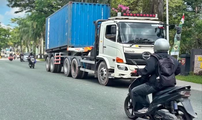 Jam Operasional Angkutan Barang Balikpapan Diperketat, Truk 10 Ton Wajib Putar Balik