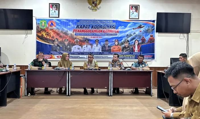 Kutai Timur Siaga Karhutla, Pemkab Aktifkan Posko Utama 24 Jam Hadapi El Nino