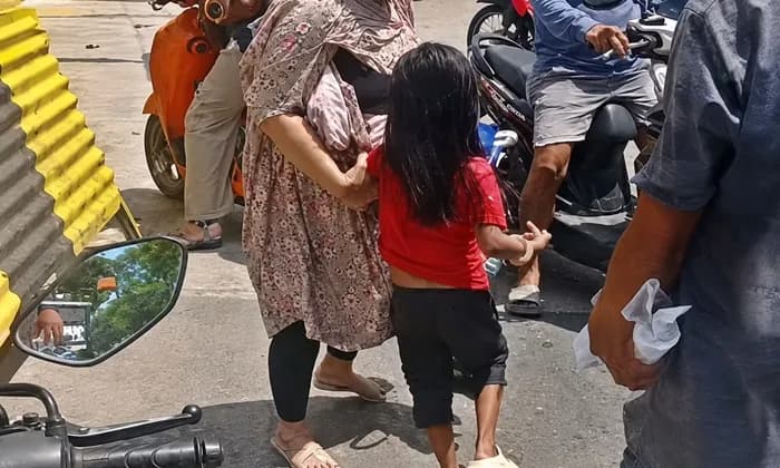 Nekat Sambil Gendong Anak, Ibu Berdaster Ini Kepergok Garong 4 Minimarket Samarinda