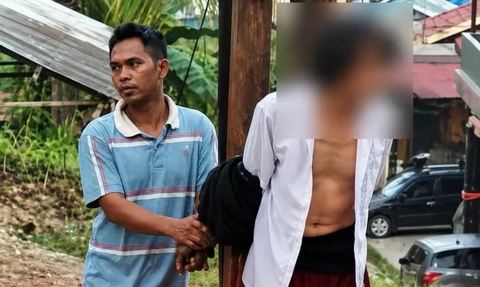 Pria Diikat di Tiang Listrik Samarinda, Polisi Ungkap Fakta Sebenarnya