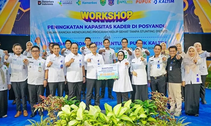 Pupuk Kaltim Salurkan Rp858,7 Juta untuk Pengendalian Stunting Bontang