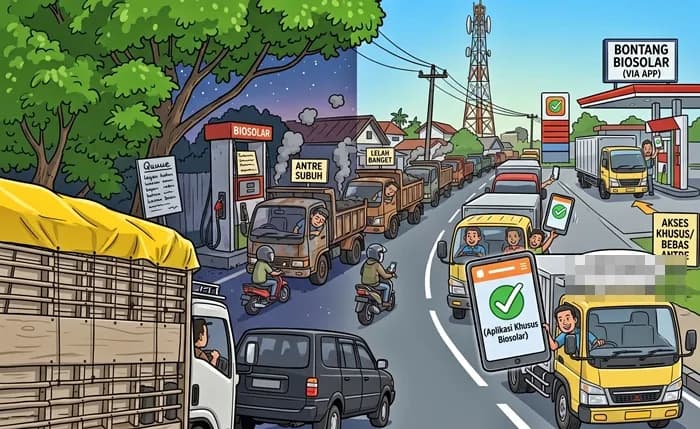 Bikin Sopir Tak Perlu Antre Subuh, Bontang Siapkan Aplikasi Khusus Biosolar