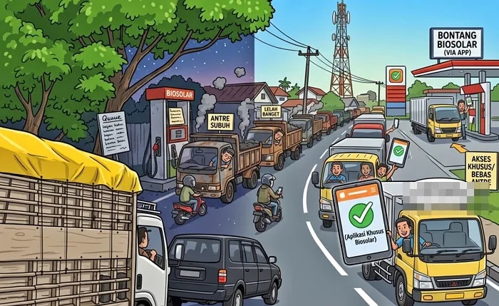 Bikin Sopir Tak Perlu Antre Subuh, Bontang Siapkan Aplikasi Khusus Biosolar