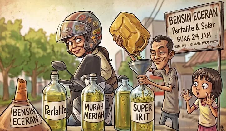 Alasan Polres Bontang Tolak Mentah-Mentah Legalisasi Pengecer Pertalite
