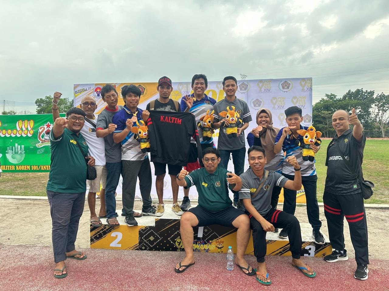 Atletik Tambah Medali PWI Kaltim di Porwanas Kalsel