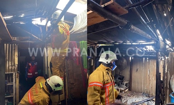 Api Nyaris Meluas, Korsleting Listrik Picu Kebakaran di Bontang Baru