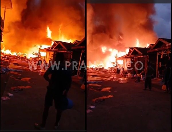 109 Rumah Hangus Terbakar di Kutai Timur, Kerugian Ditaksir Lebih dari Rp5 Miliar