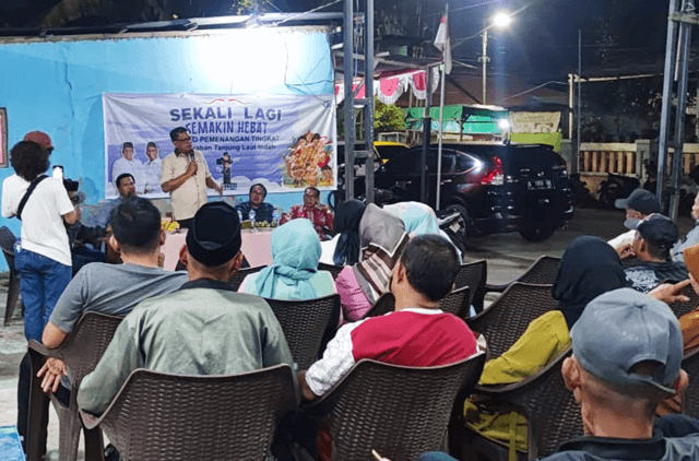 Pilkada Bontang 2024; Tatap Muka di Tanjung Laut Indah, Basri Rase Singgung Jalan Lingkar hingga Lapangan Sepak Bola