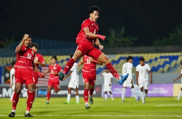 Timnas U17 Indonesia Tekuk China Lewat Gol Akhir Keanu Sanjaya
