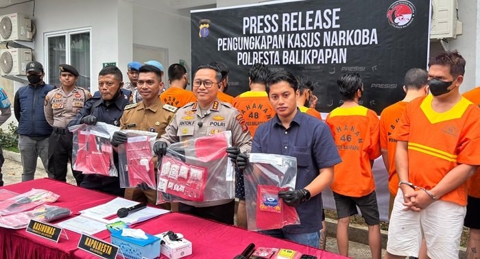 Satu Semester, Polresta Balikpapan Sita 1,2 Kg Sabu Senilai Rp 2 Miliar