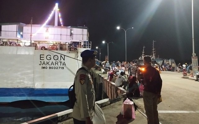 405 Penumpang KM Egon Tiba di Pelabuhan Lok Tuan Bontang, Pengamanan dan Pelayanan Lancar
