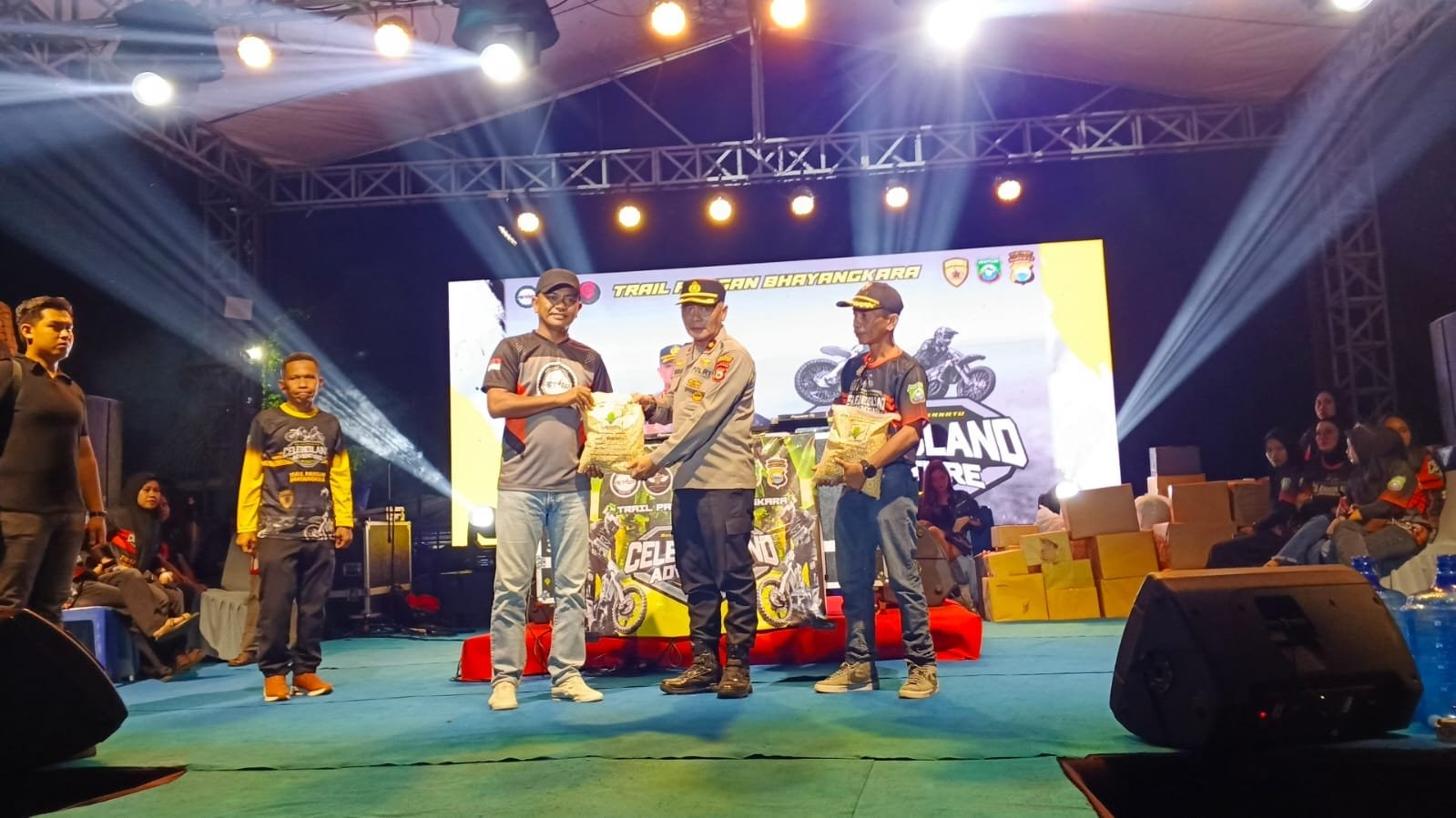 Kapolres Pangkep Apresiasi Komunitas Trail Celebes Land Dukung Program Ketahanan Pangan
