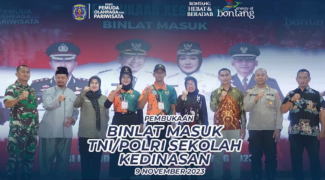 VIDEO: 100 Pemuda di Bontang Ikuti Binlat Masuk TNI/Polri Sekolah Kedinasan