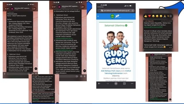 Status Beasiswa GratisPol Dibatalkan, Mahasiswa S2 ITK Terancam Putus Kuliah