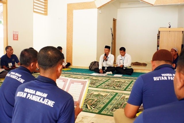 Pembinaan Tajwid di Rutan Pangkep, Warga Binaan Dapat Pendampingan Intensif Baca Alquran