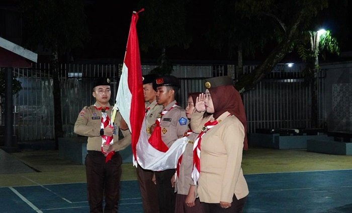 Warga Binaan Rutan Pangkep Diangkat jadi Pramuka Pandega