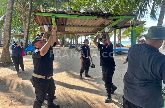 Lapak Liar di Pulau Beras Basah Bontang Disapu Bersih, Nasib Pedagang Dialihkan