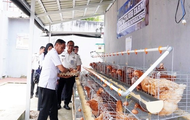 Panen Raya di Rutan Pangkep, Hasilnya untuk Korban Bencana
